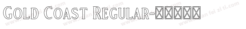 Gold Coast Regular字体转换